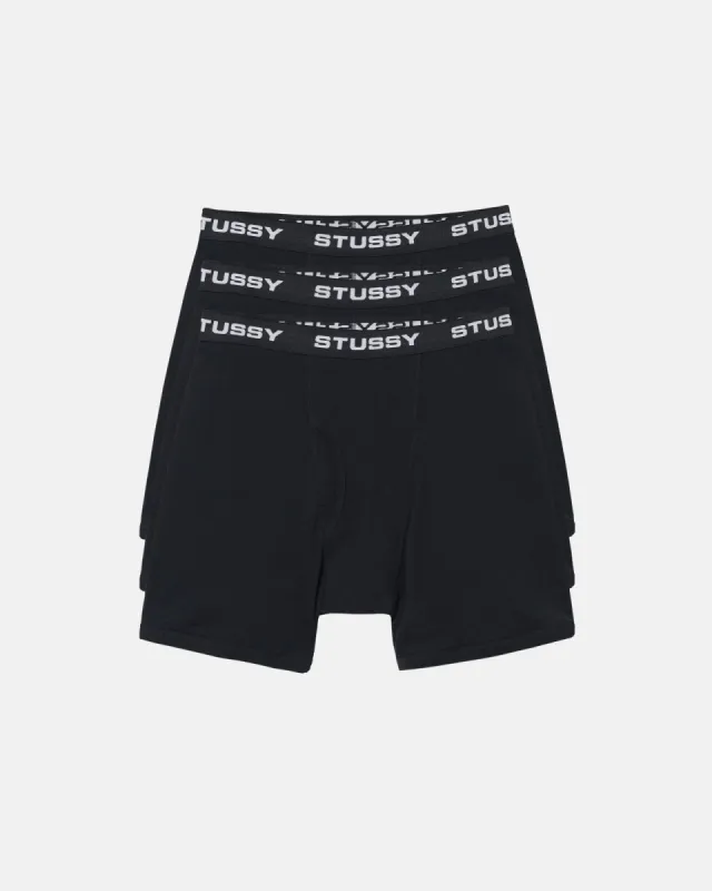 BOXER BRIEFS 3 PACK sold by Stussy