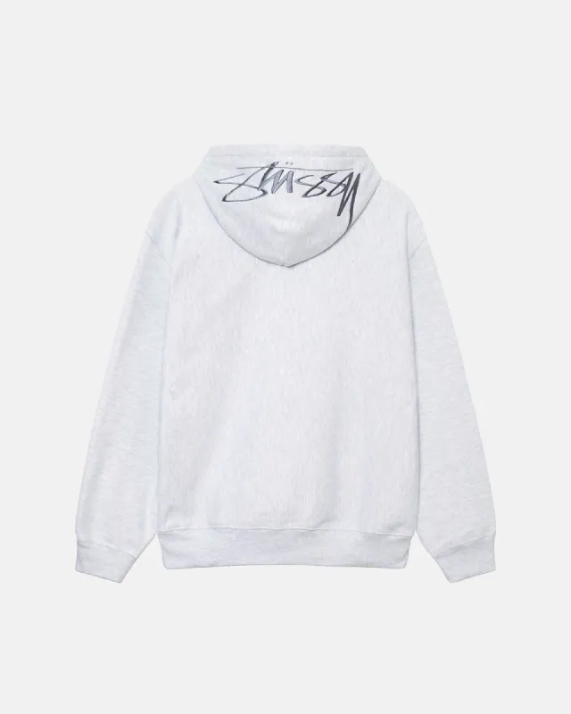 BACK HOOD APPLIQUE HOODIE sold by Stussy