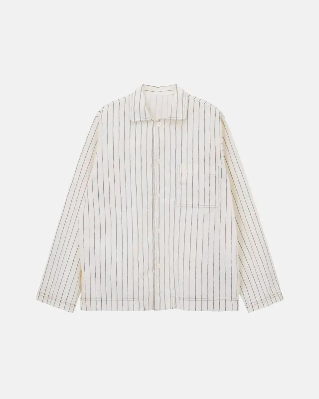 TEKLA POPLIN PYJAMA SHIRT sold by Stussy