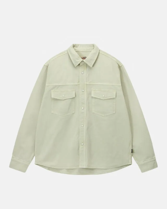 ★22-23FW新作★STUSSY★BOXY WESTERN DENIM SHIRT Boxy Western Denim L/S Shirt – Premier