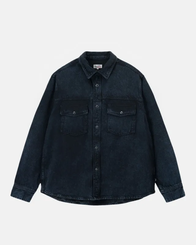 DOUBLE DYE WESTERN SHIRT sold by Stussy