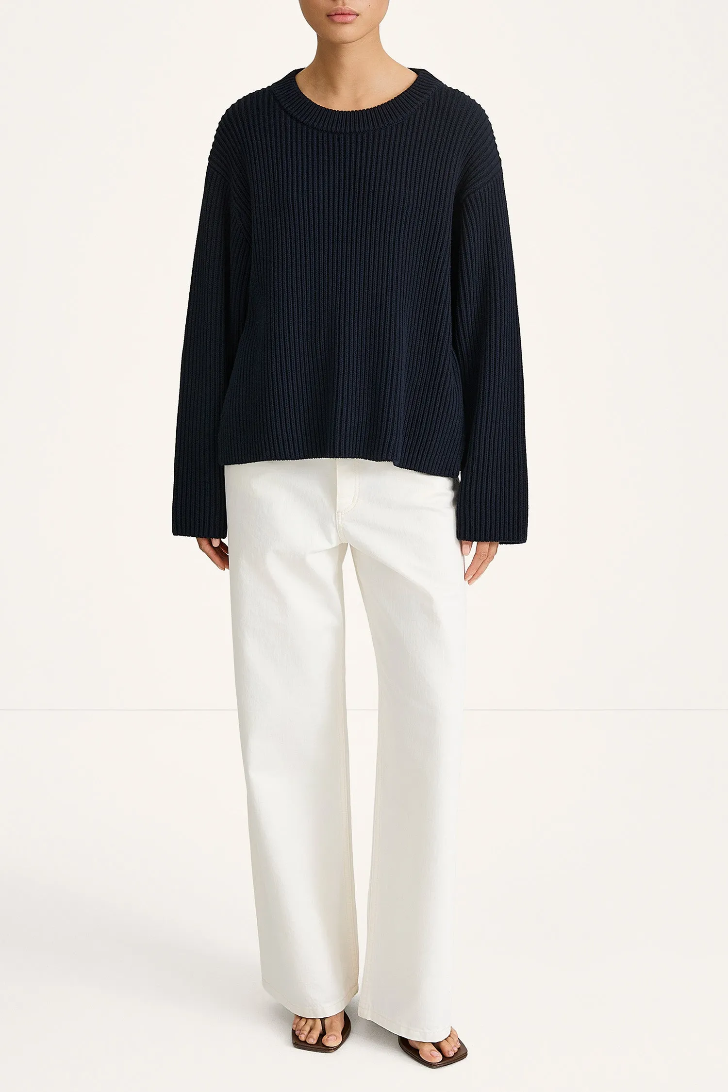 ABELLA SWEATER - MIDNIGHT sold by Stylein