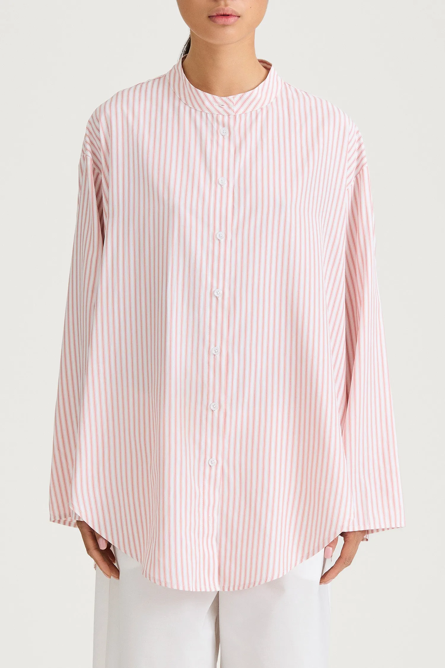 JAZARA SHIRT - PINK STRIPE sold by Stylein product image thumbnail 3