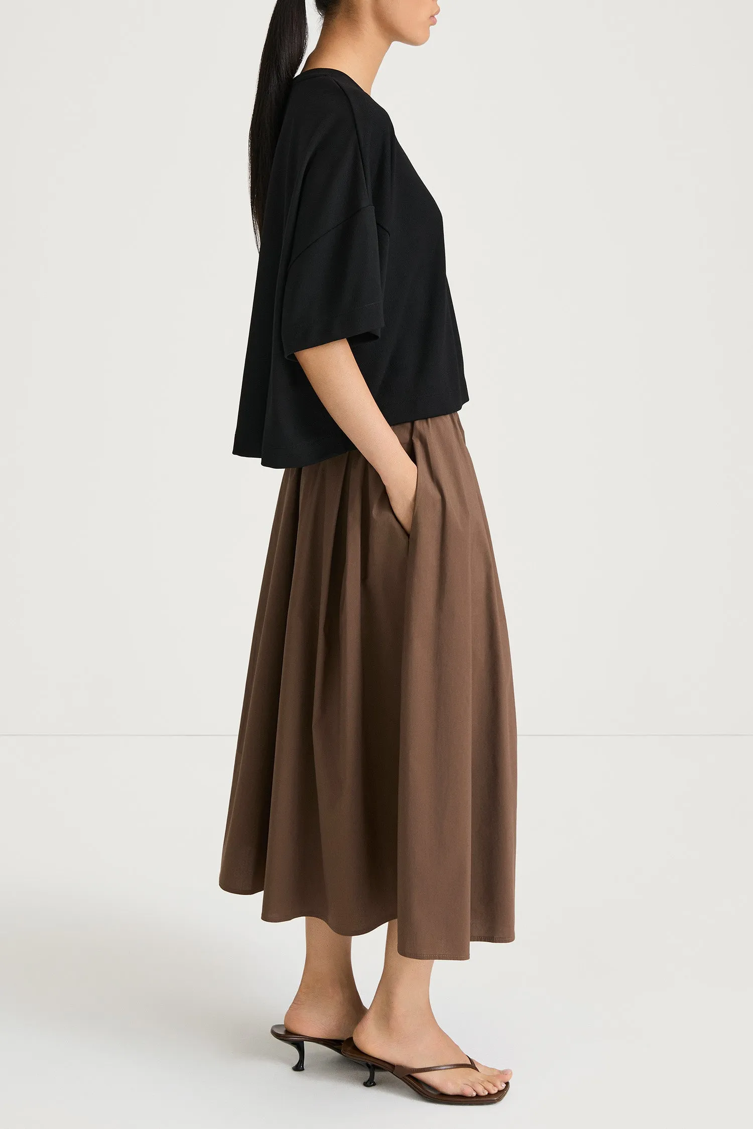 JORINA SKIRT - CACAO sold by Stylein product image thumbnail 4