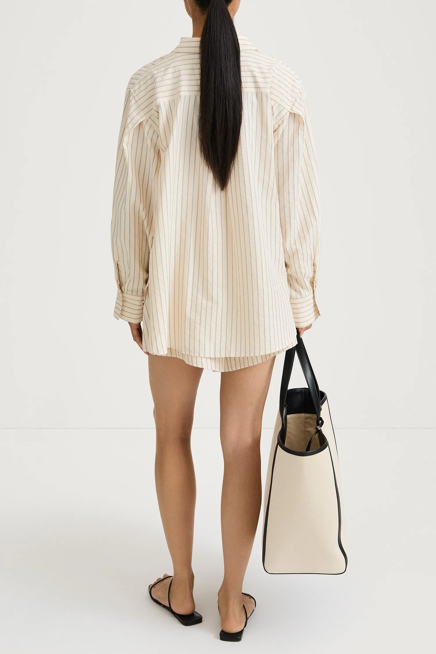 JANSELL SHIRT - CREAM STRIPE sold by Stylein product image thumbnail 5