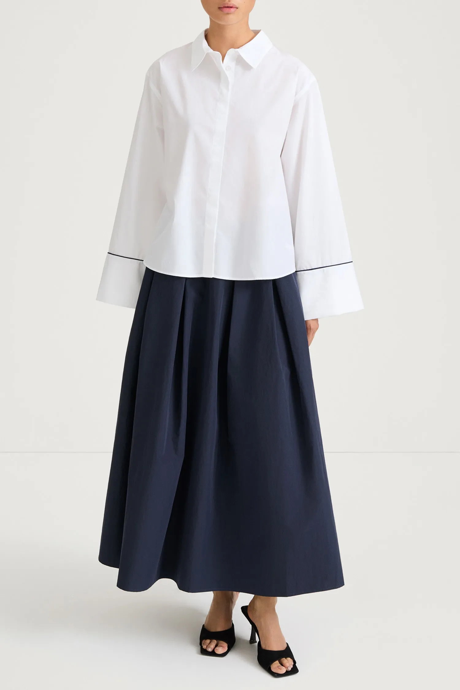 JOVANNA SHIRT - WHITE sold by Stylein