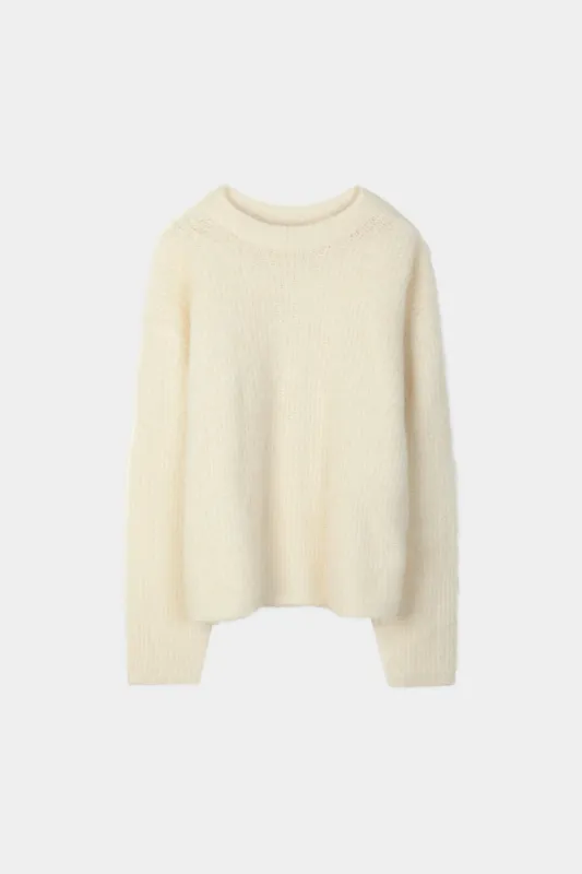 LERONE SWEATER - CREAM sold by Stylein