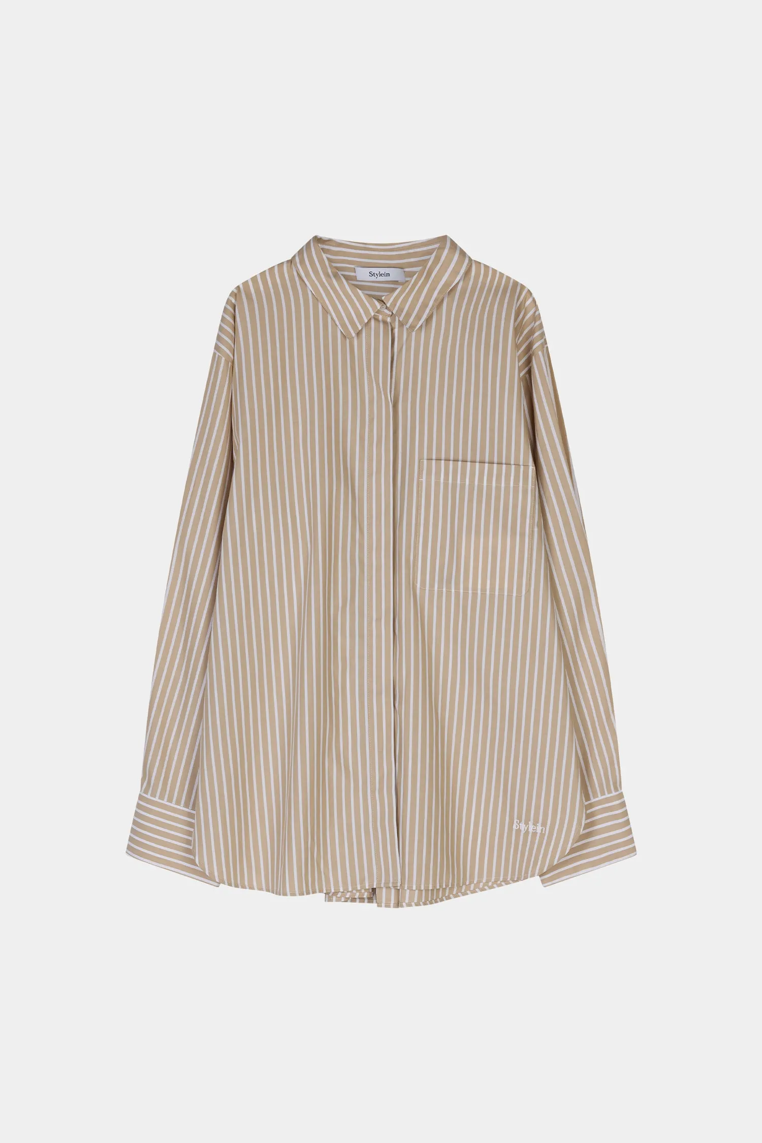 JANSELL SHIRT - BEIGE STRIPE sold by Stylein product image thumbnail 2