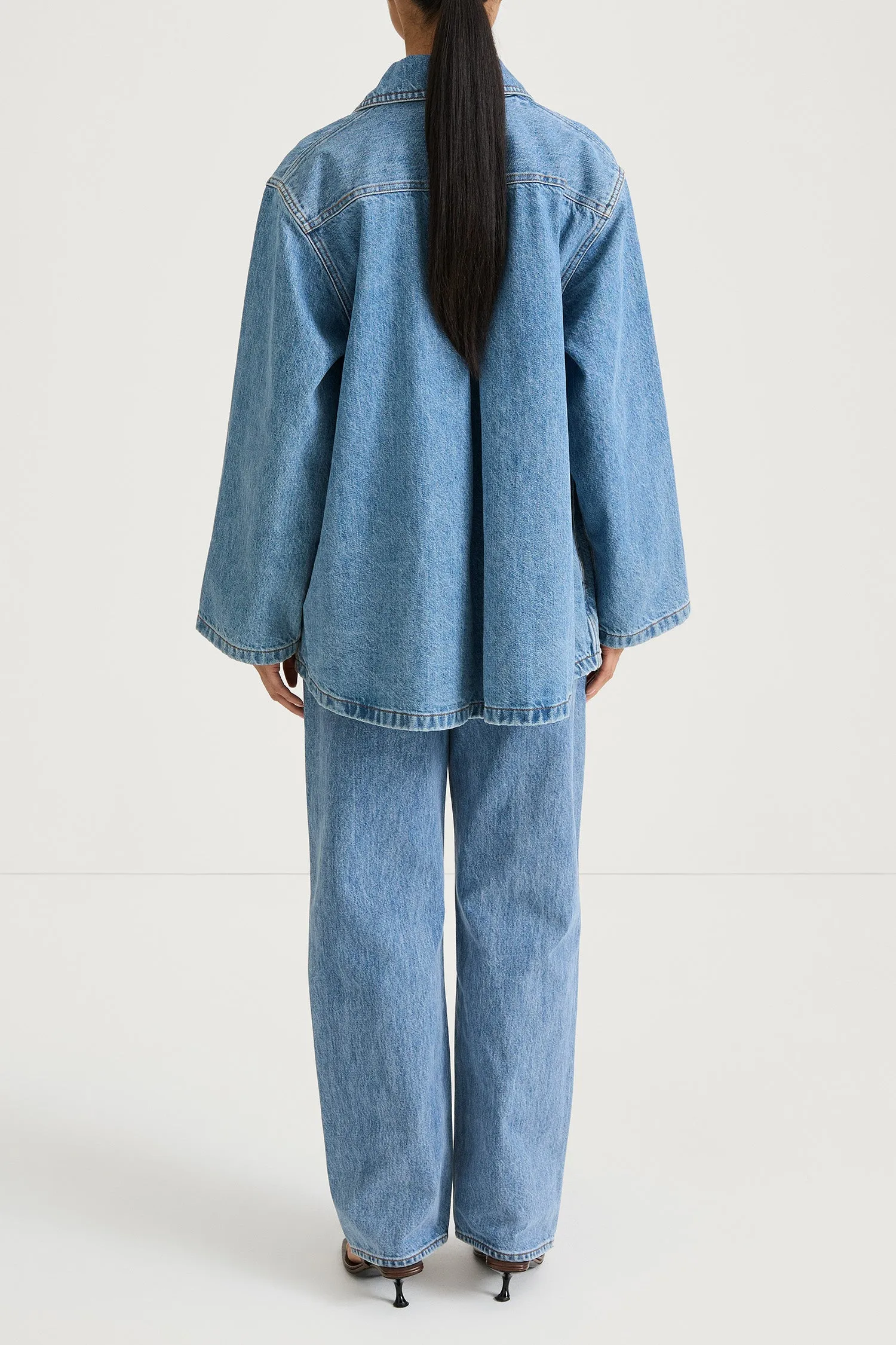 KAREN DENIM JACKET - VINTAGE BLUE sold by Stylein product image thumbnail 5