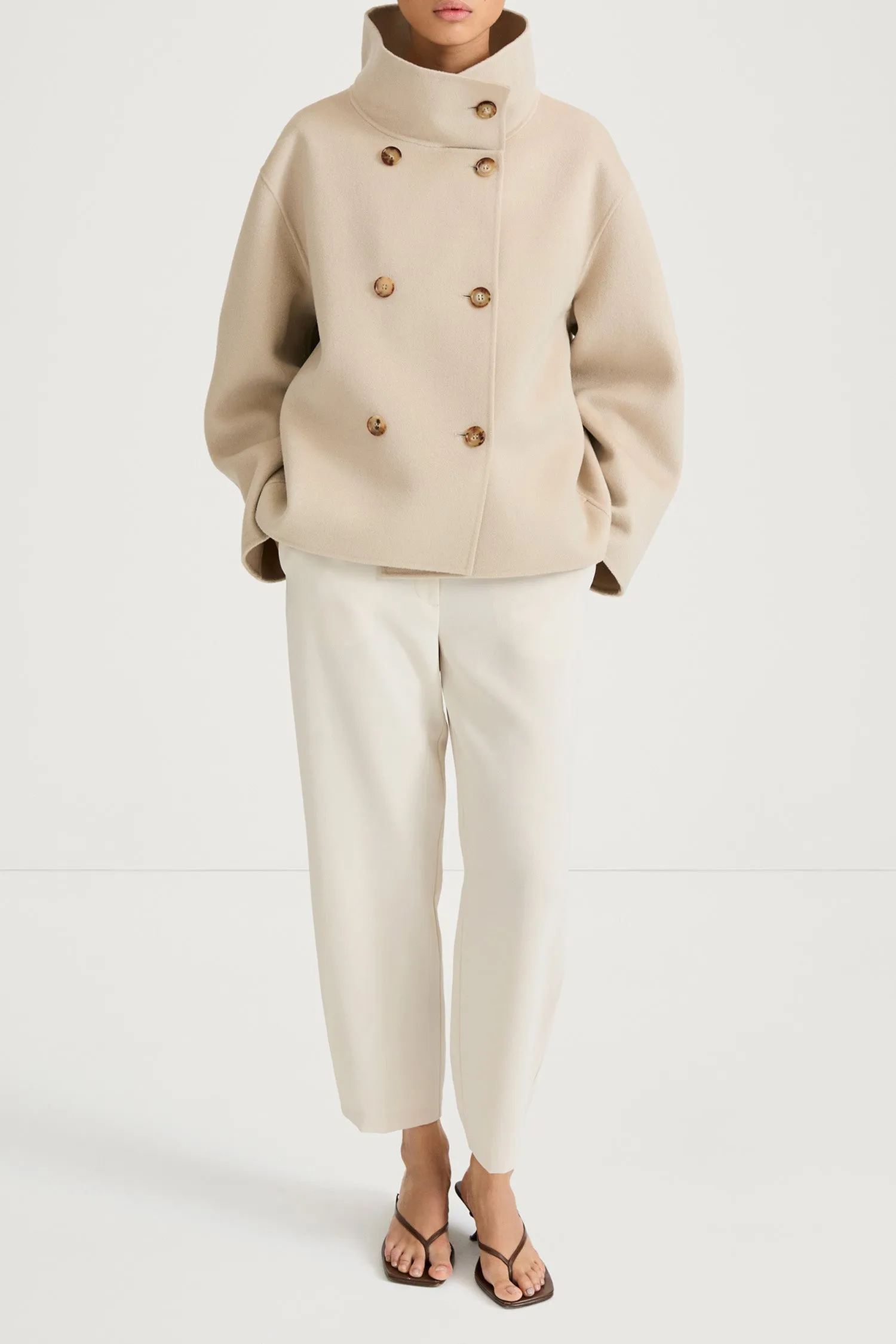 TOVE JACKET - OYSTER sold by Stylein