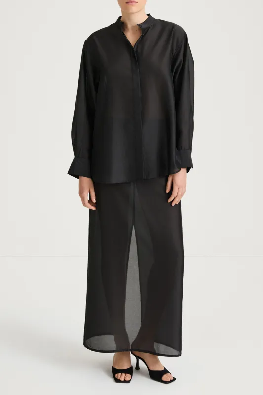 BRIZA SHIRT - BLACK made by Stylein