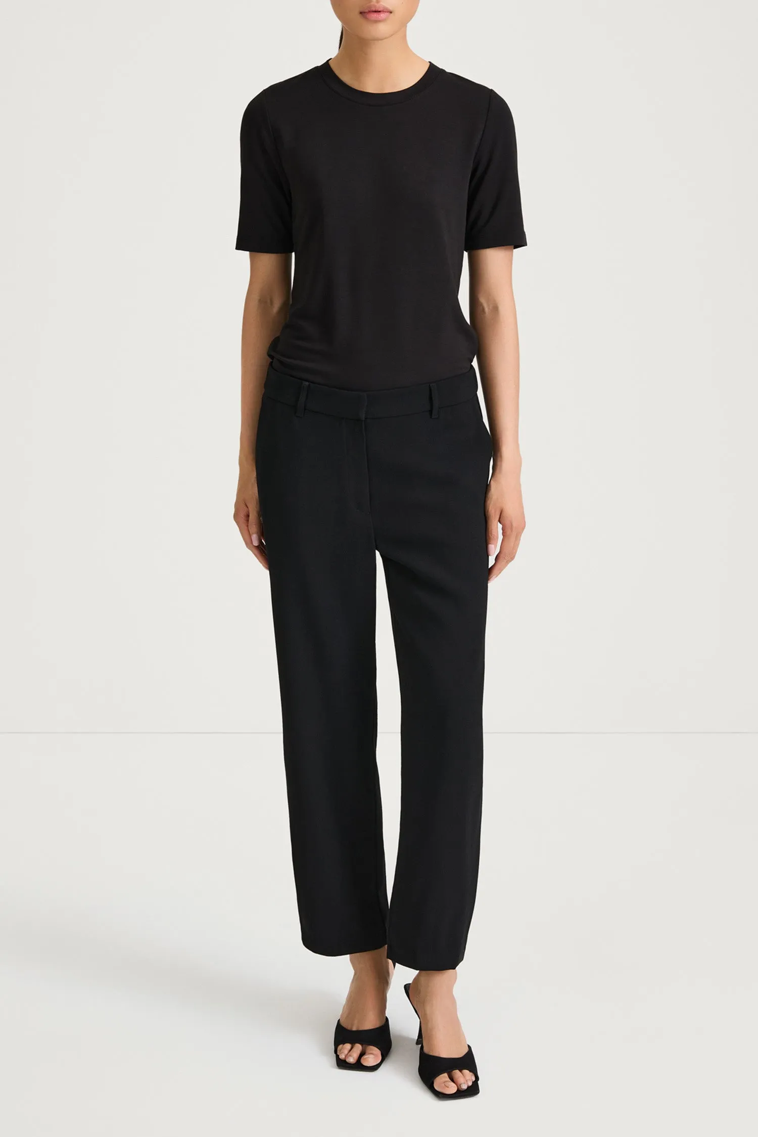 BERGIO TROUSERS - BLACK sold by Stylein