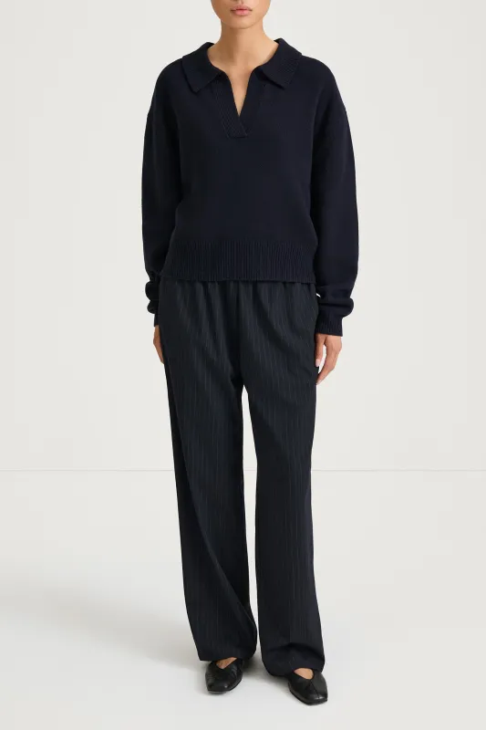 HARMONY SWEATER - NAVY made by Stylein