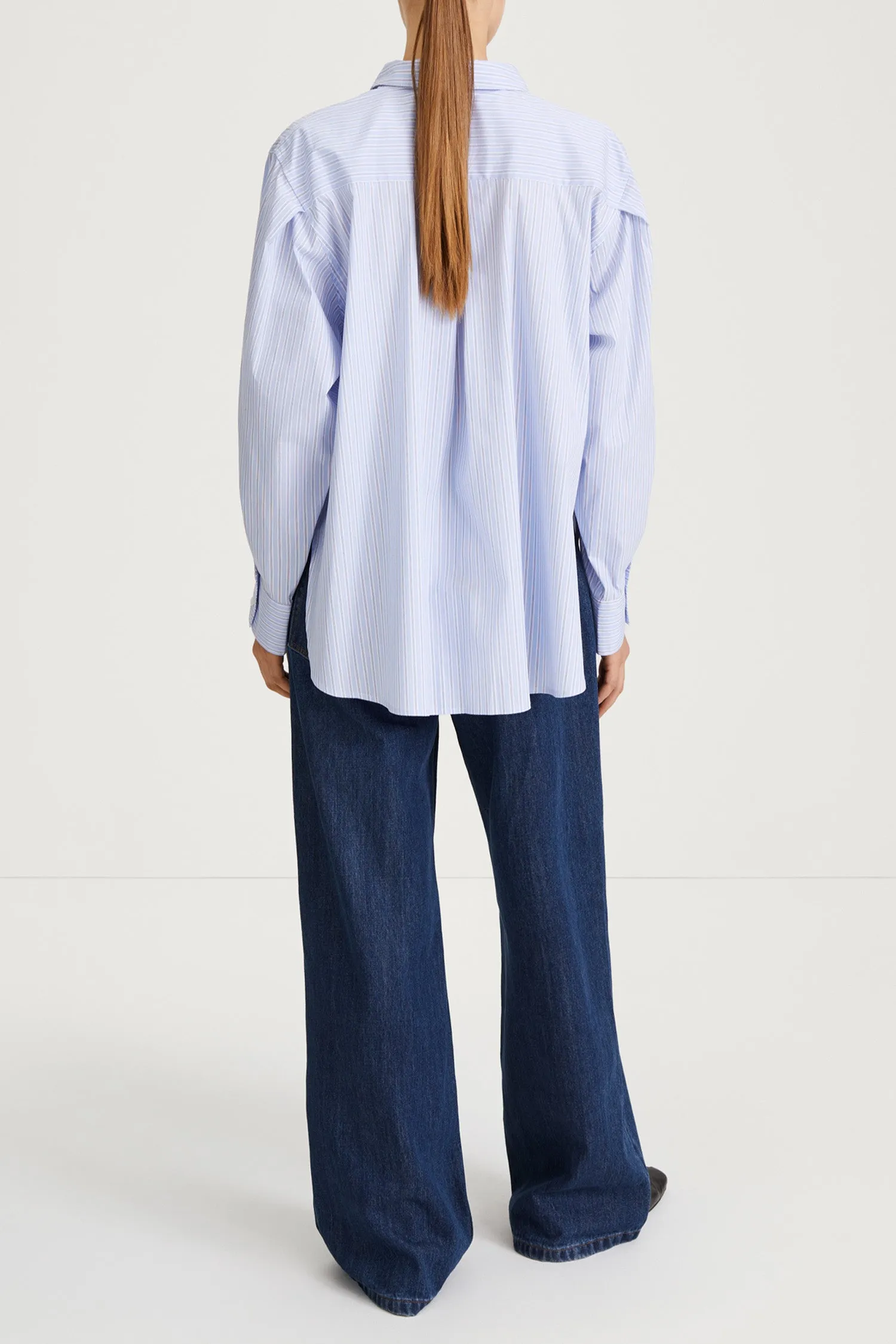 JANSELL SHIRT - BLUE STRIPE sold by Stylein product image thumbnail 5