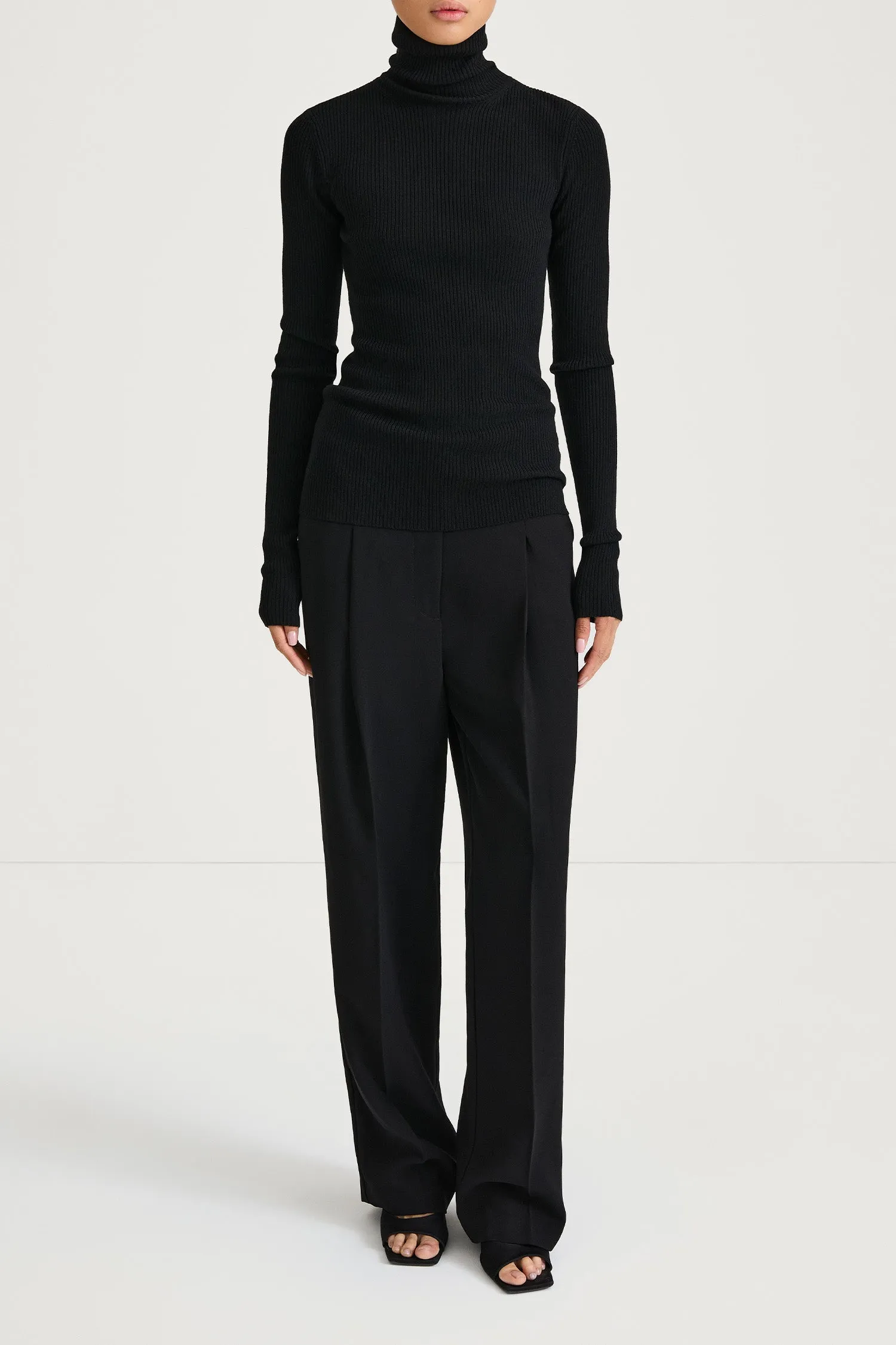 HELEA SWEATER - BLACK sold by Stylein