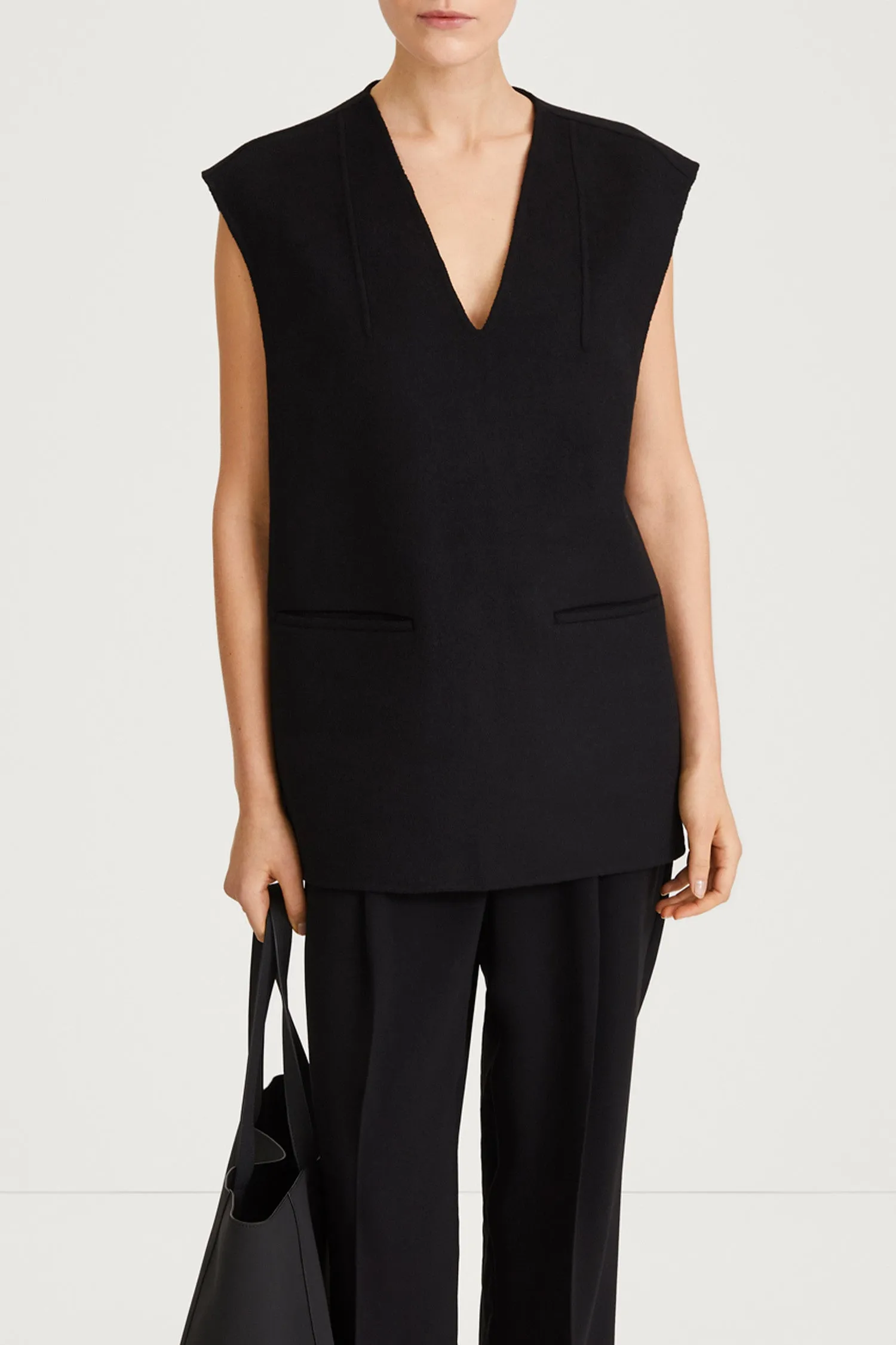 TATUM VEST - BLACK sold by Stylein product image thumbnail 3