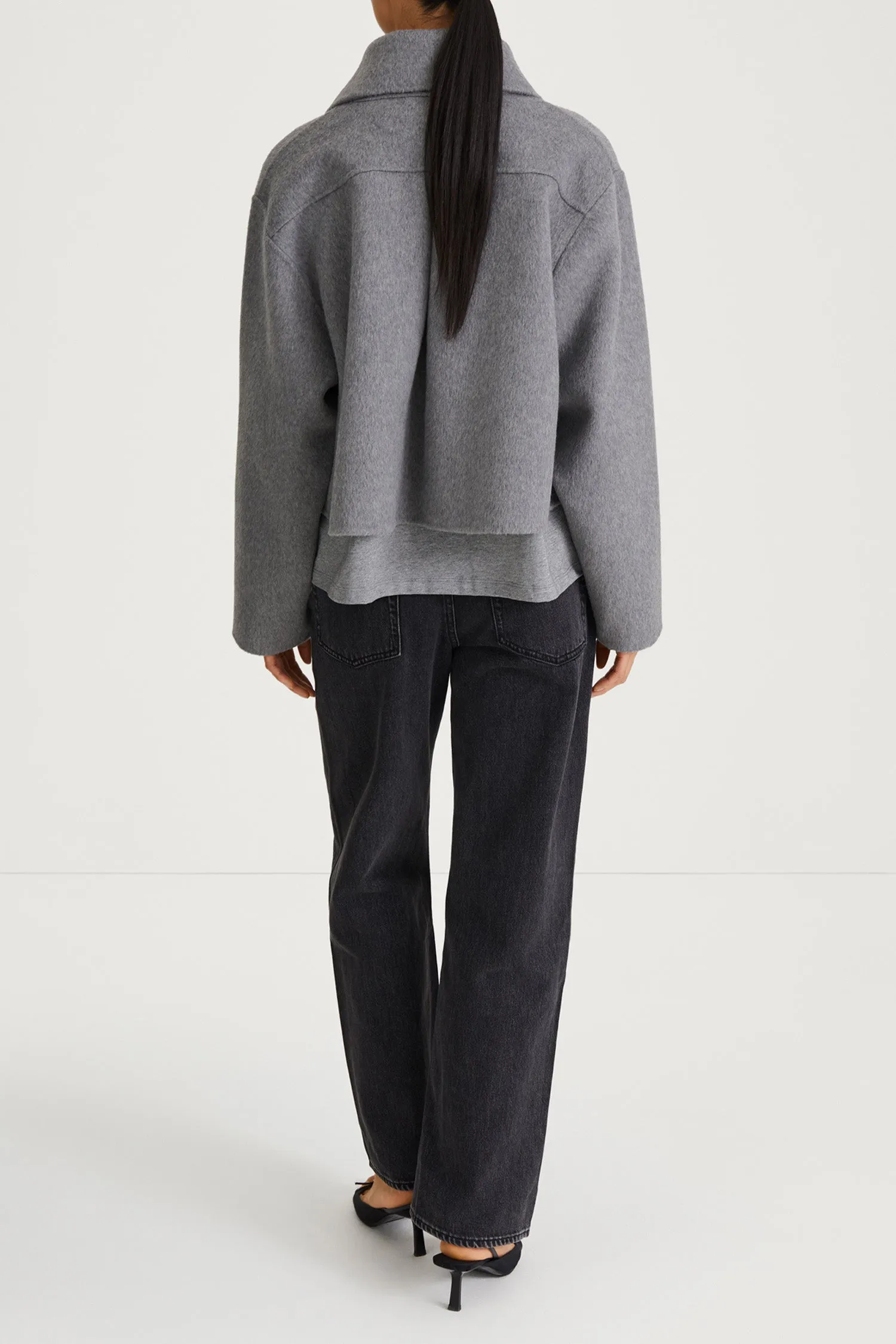 TEANO JACKET - MID GREY sold by Stylein product image thumbnail 4