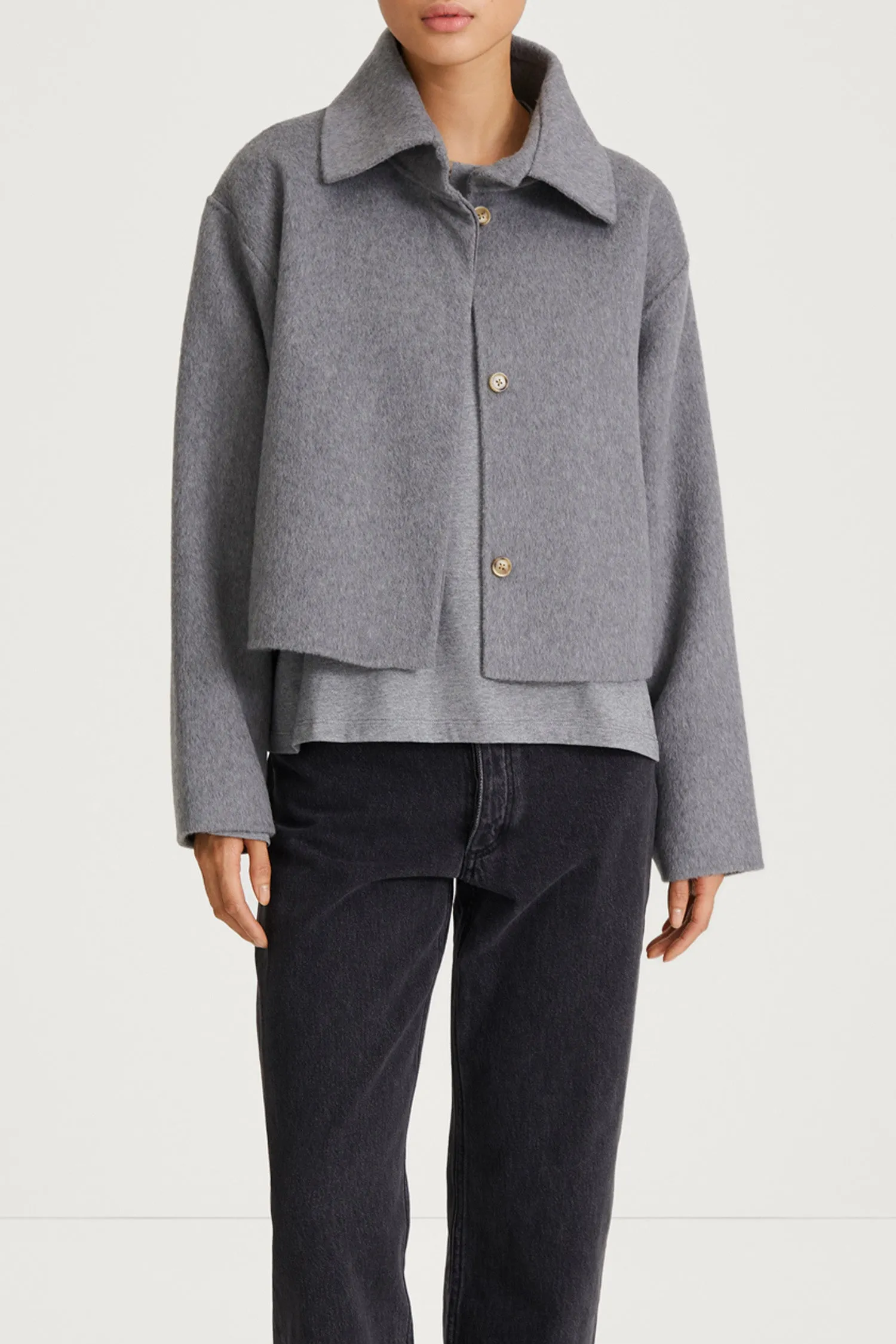 TEANO JACKET - MID GREY sold by Stylein product image thumbnail 5