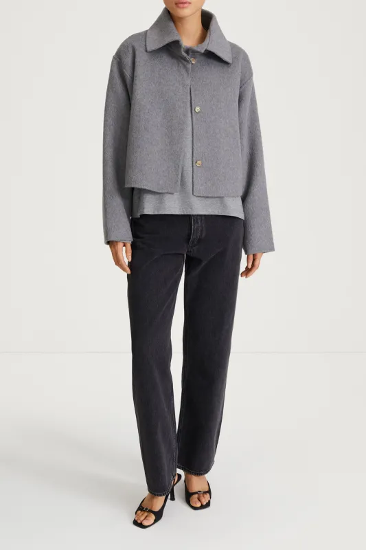 TEANO JACKET - MID GREY sold by Stylein