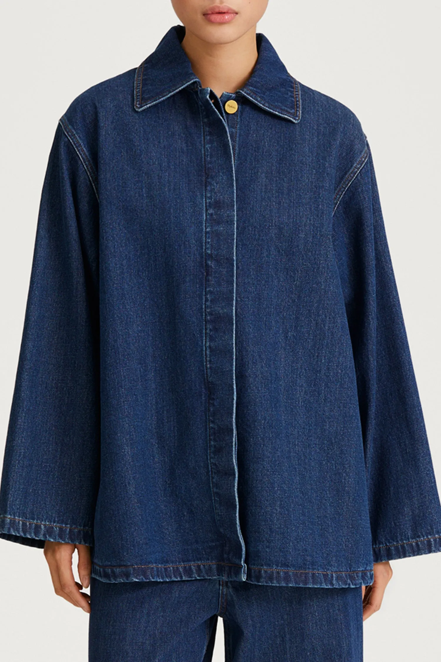 KAREN DENIM JACKET - DARK VINTAGE BLUE sold by Stylein product image thumbnail 5