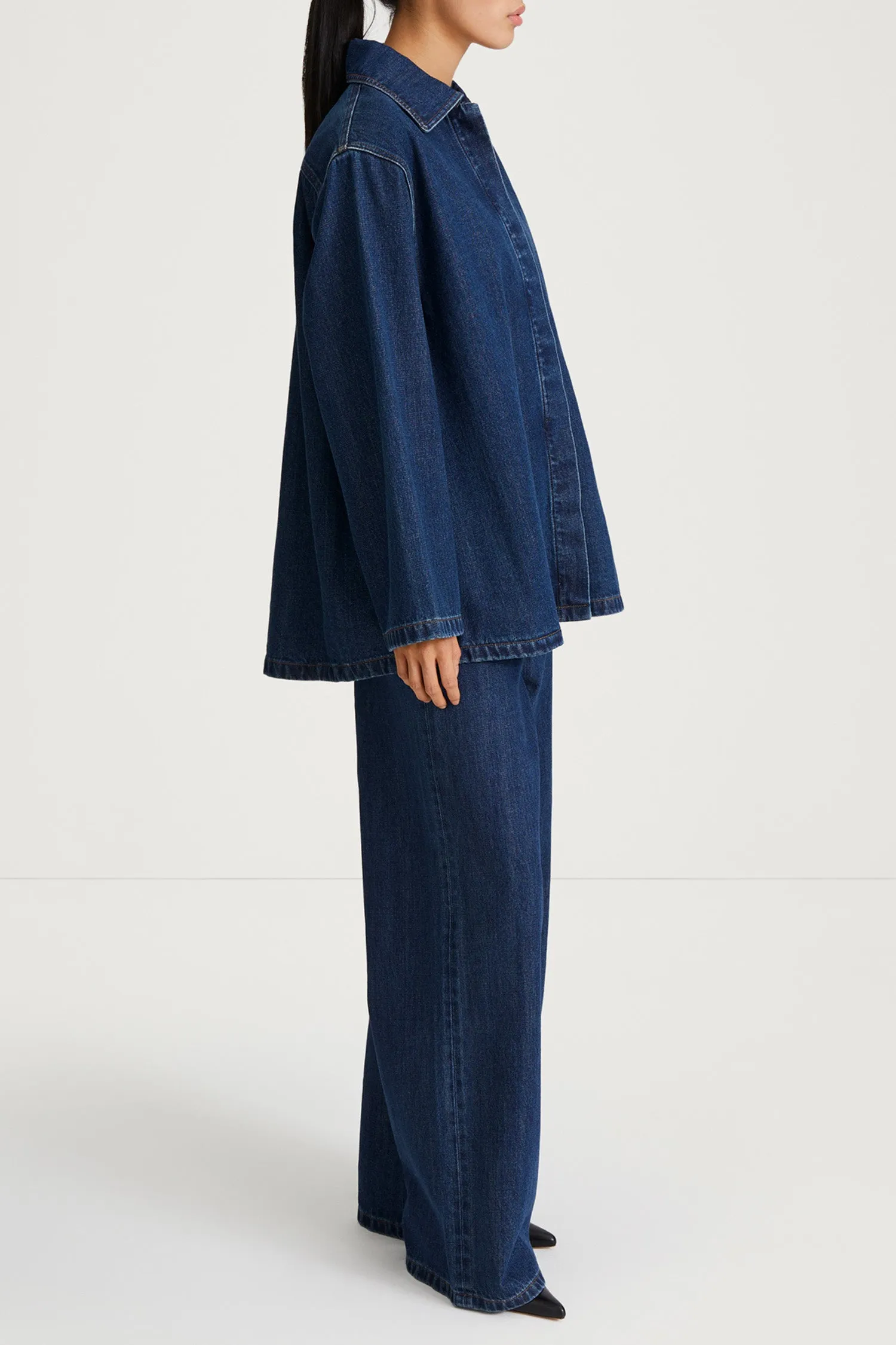 KAREN DENIM JACKET - DARK VINTAGE BLUE sold by Stylein product image thumbnail 3