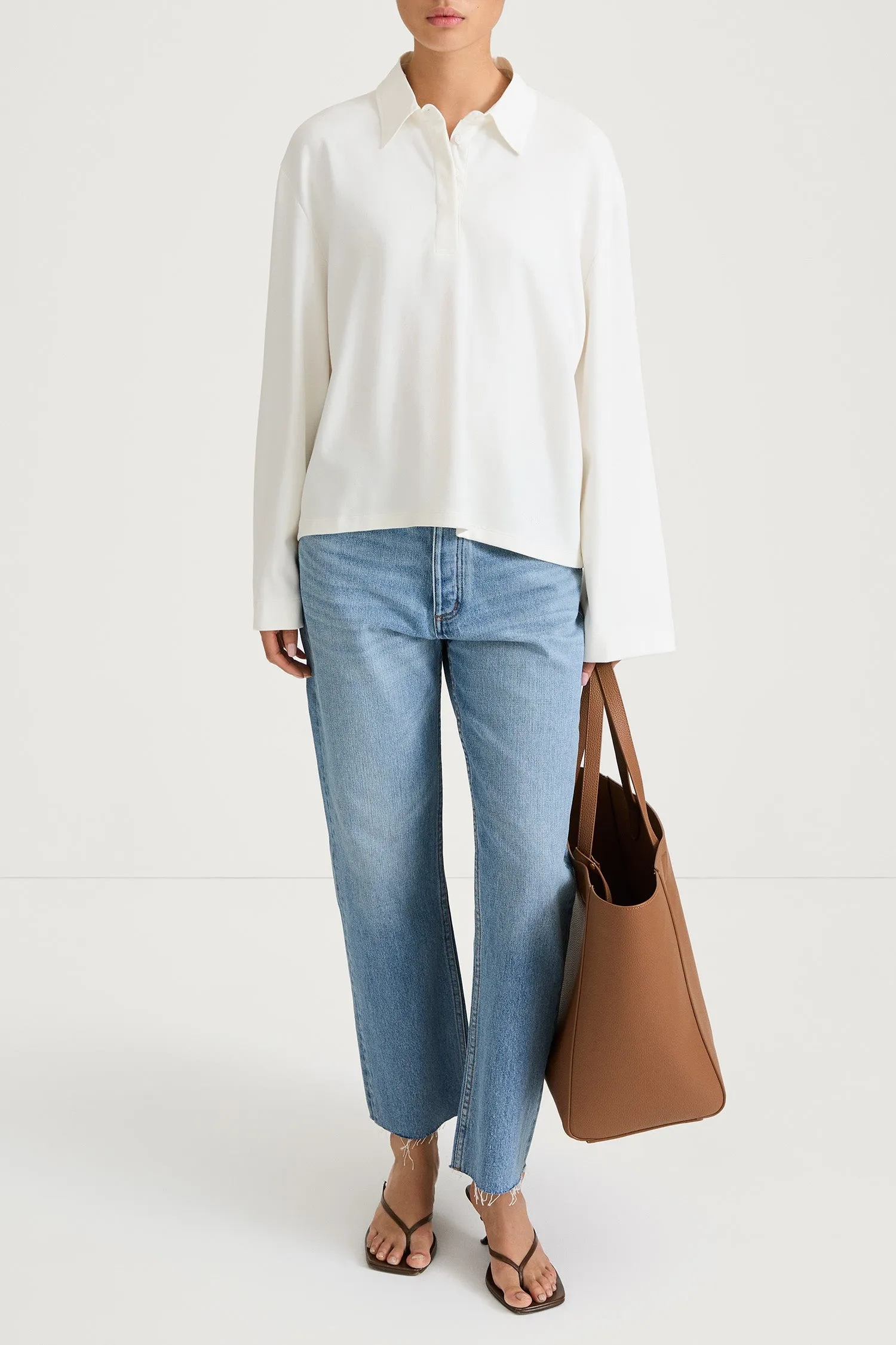 JANELLE TOP - CREAM sold by Stylein