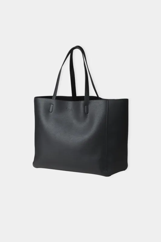 EVERYDAY SHOPPER - YACHT BAG BLACK STRUCTURED sold by Stylein