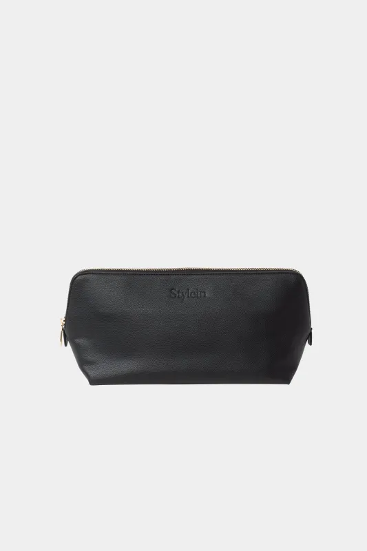 YANA WASH BAG - BLACK STRUCTURED made by Stylein