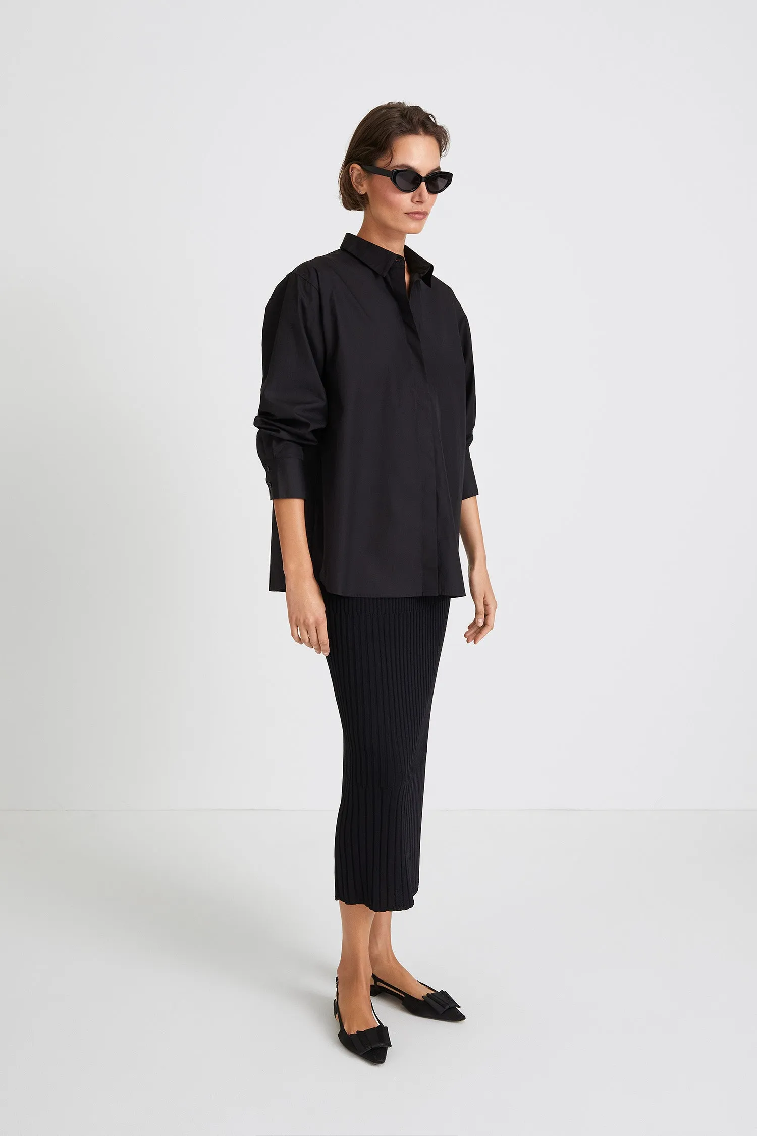 JEANNE SHIRT - BLACK sold by Stylein product image thumbnail 3