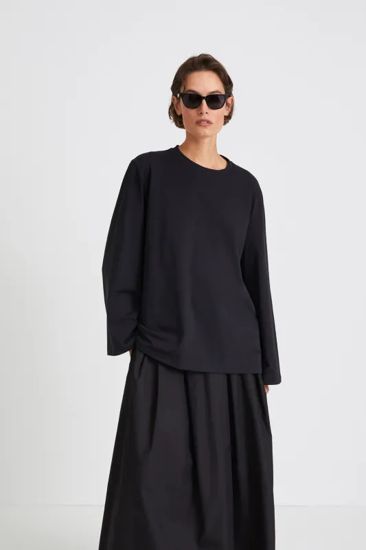 JIM LONG SLEEVE - BLACK made by Stylein