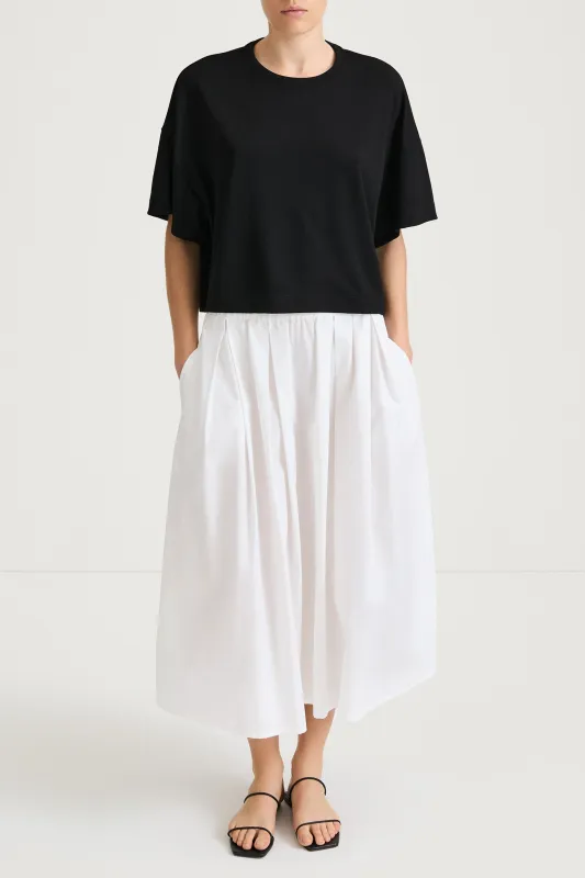 JORINA SKIRT - WHITE sold by Stylein