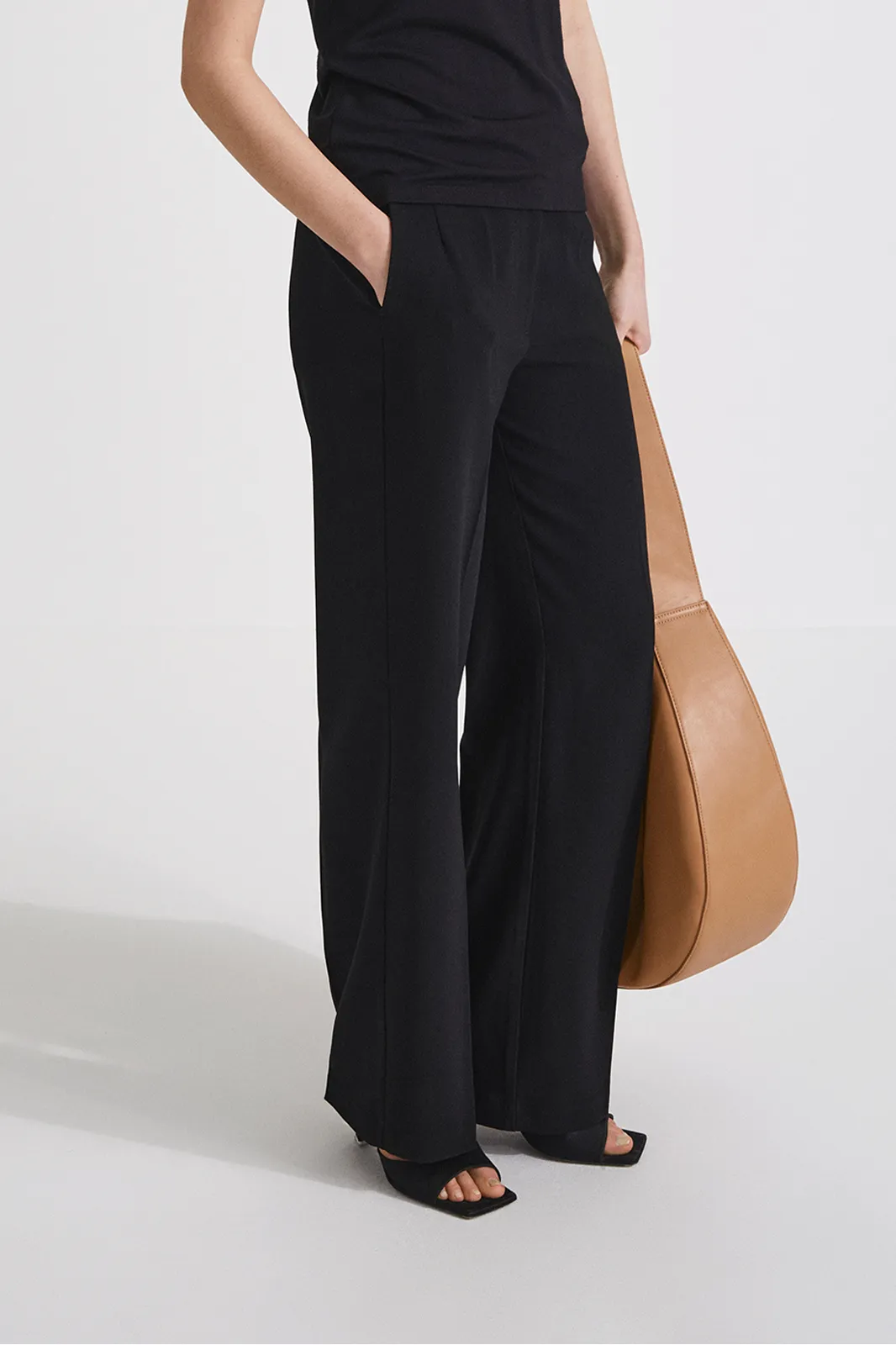 LONG STRAIGHT SUIT TROUSERS - BORIS BLACK sold by Stylein product image thumbnail 4