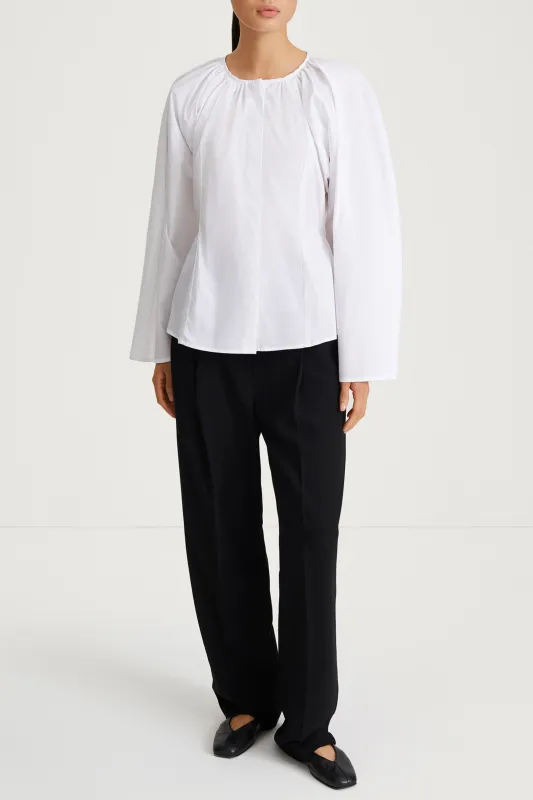 JUNINA SHIRT - WHITE made by Stylein
