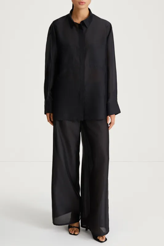 BRAILEE SHIRT - BLACK made by Stylein