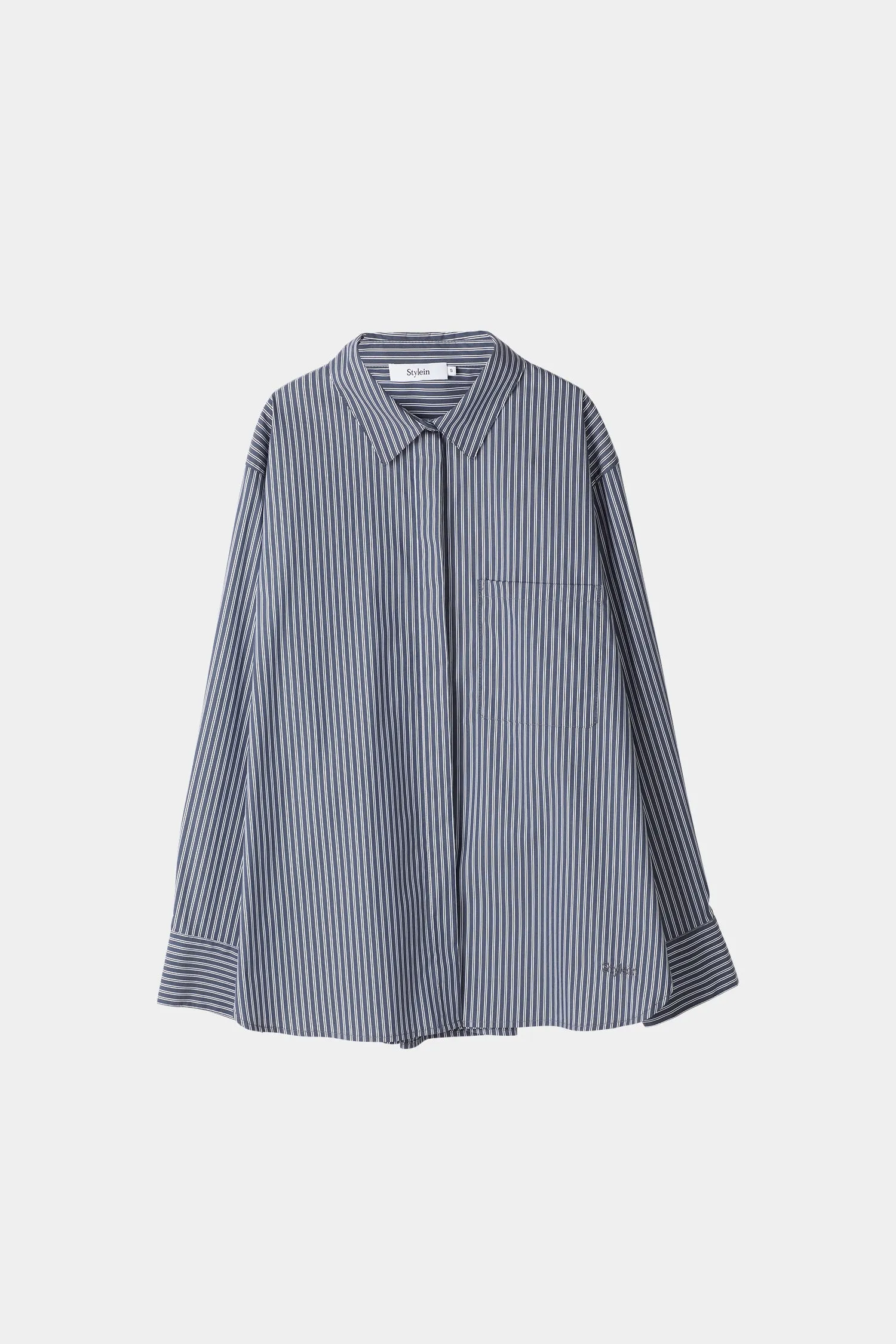 JANSELL SHIRT - STEEL BLUE STRIPE sold by Stylein product image thumbnail 2