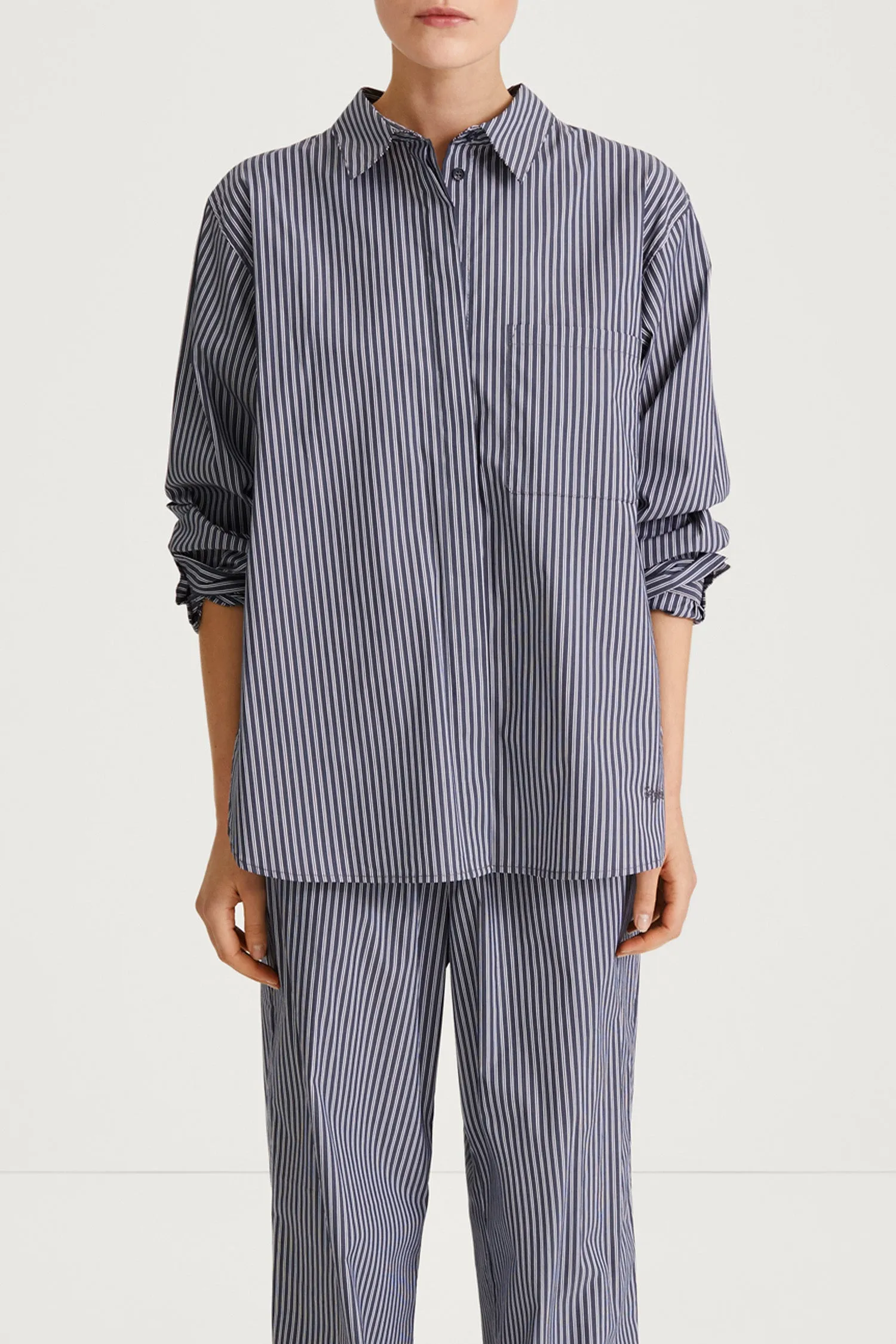 JANSELL SHIRT - STEEL BLUE STRIPE sold by Stylein product image thumbnail 3