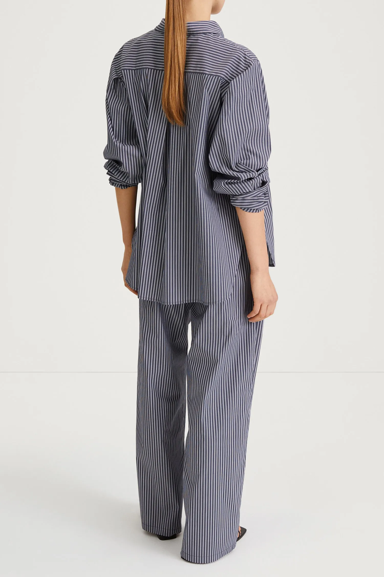 JANSELL SHIRT - STEEL BLUE STRIPE sold by Stylein product image thumbnail 5