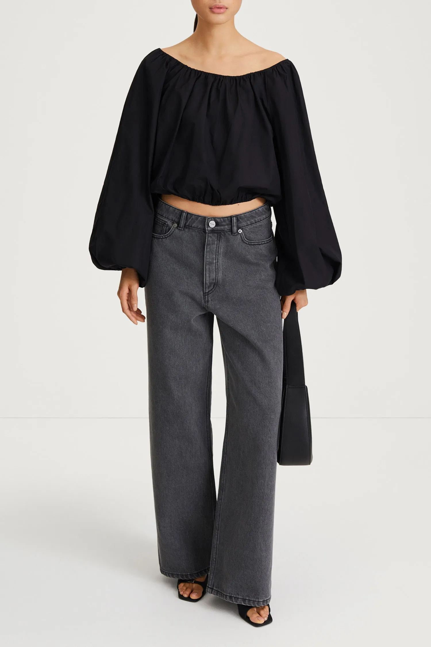 JURATA BLOUSE - BLACK sold by Stylein
