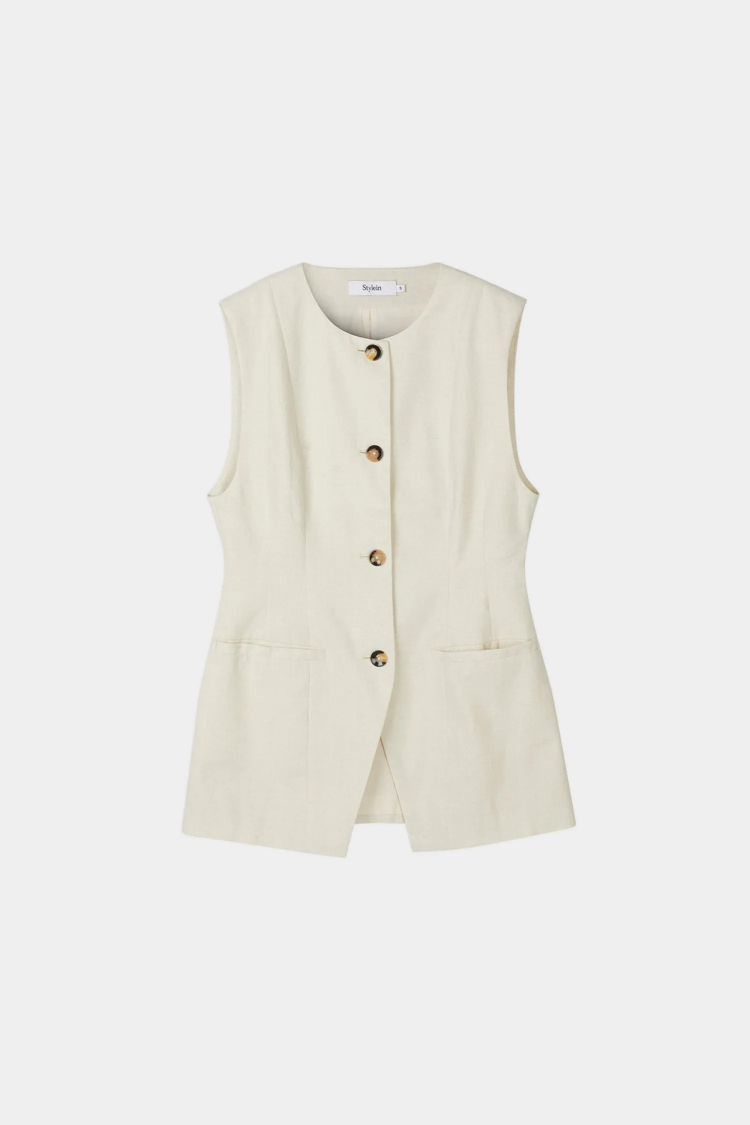 SIRELLA VEST - RAW LINEN sold by Stylein product image thumbnail 2