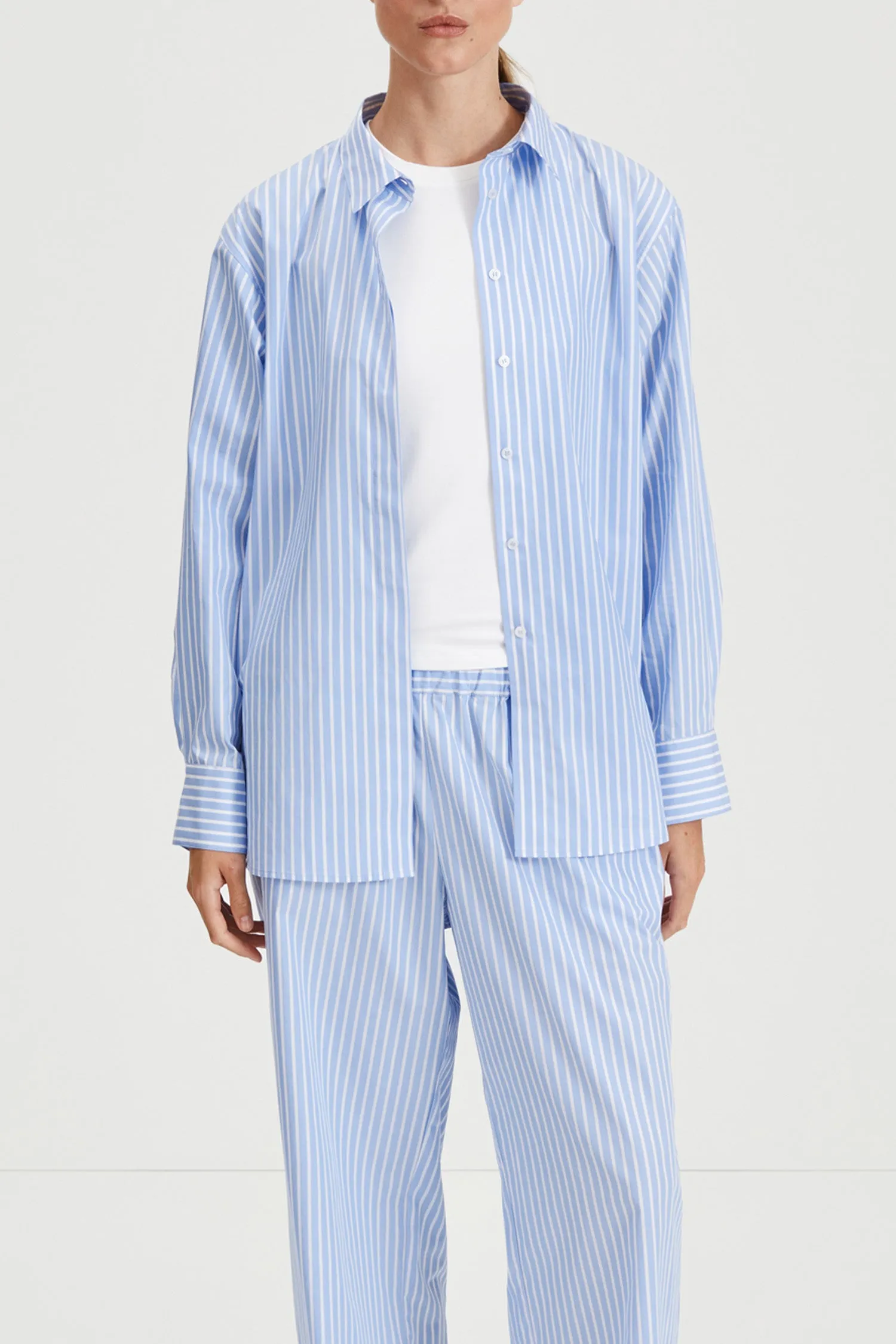 JESSIE TROUSERS - BLUE/WHITE STRIPE sold by Stylein product image thumbnail 3