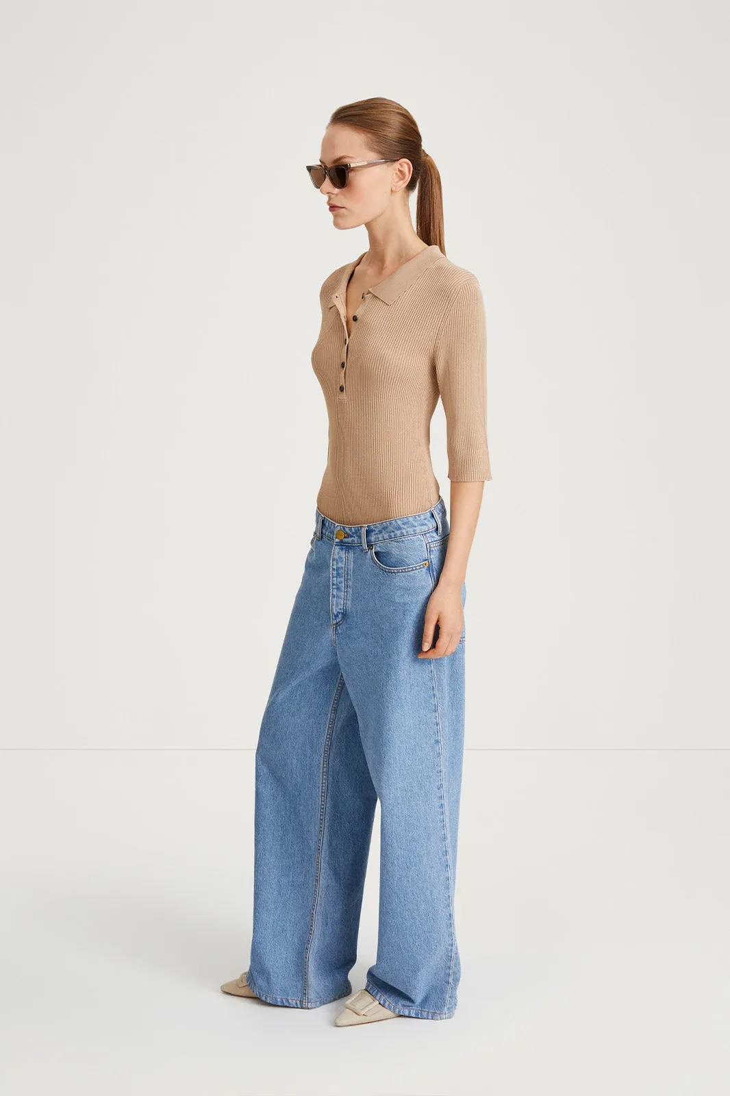 PRICETON TOP - BEIGE sold by Stylein product image thumbnail 3
