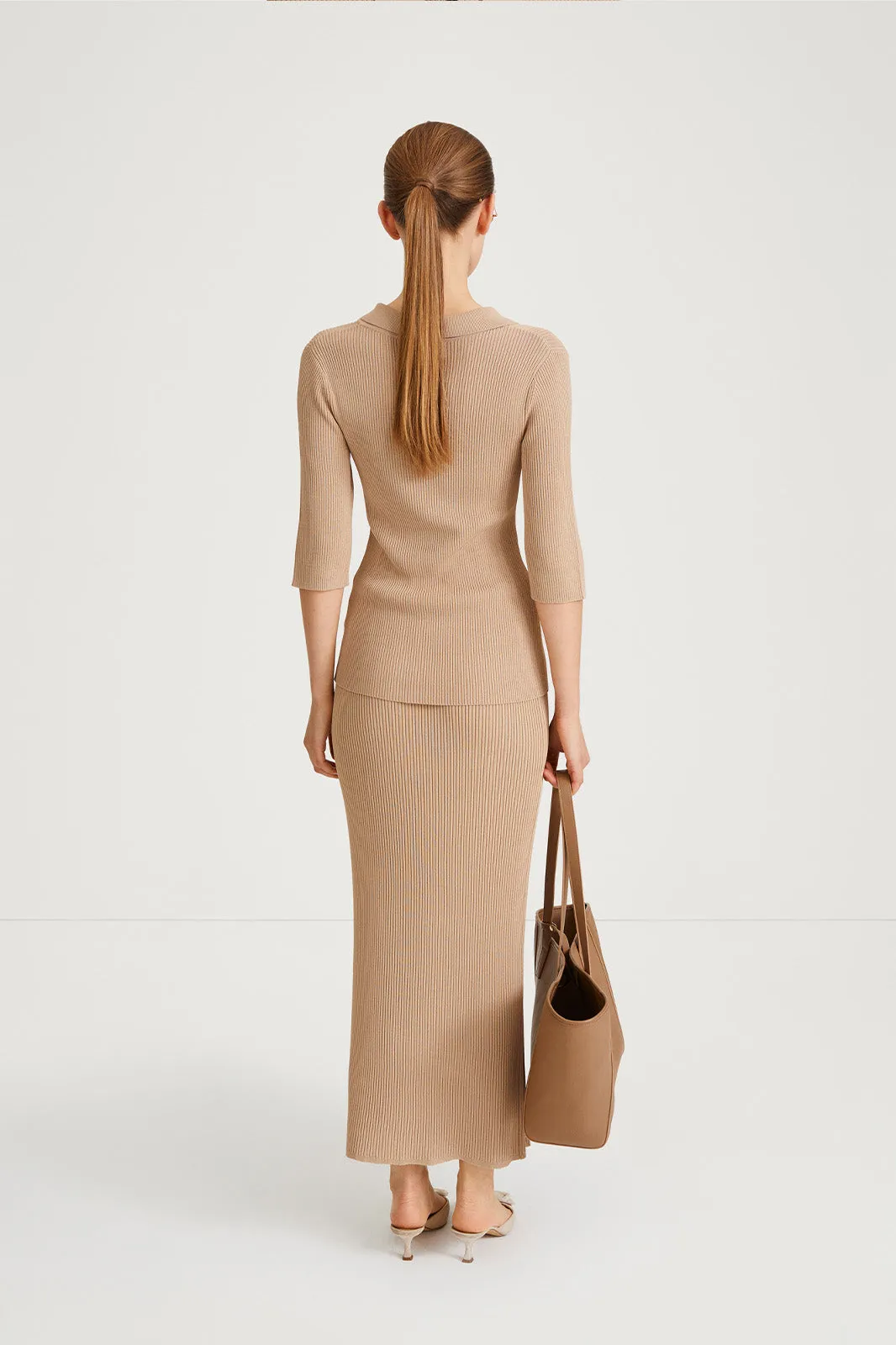 POMEROLA SKIRT - BEIGE sold by Stylein product image thumbnail 4