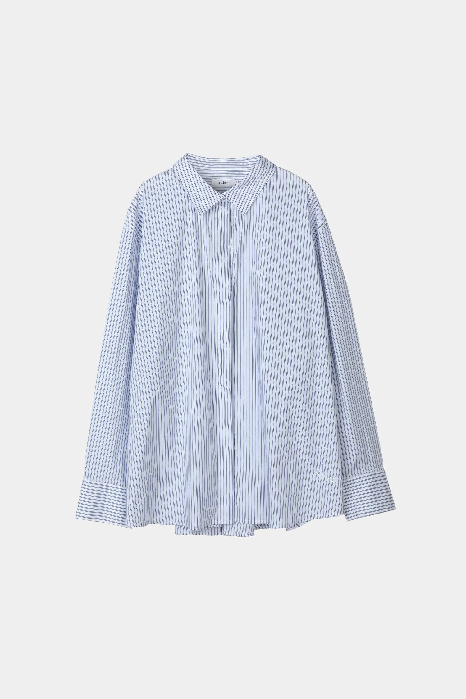 JANIS SHIRT - BLUE/WHITE STRIPE sold by Stylein product image thumbnail 5