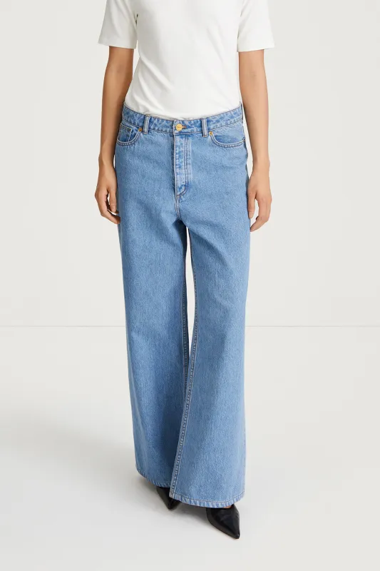 WIDE-LEG DENIM - KAYNE 90'S BLUE made by Stylein