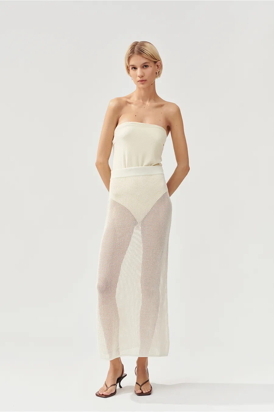 OBELIA SKIRT - CREAM sold by Stylein product image thumbnail 2
