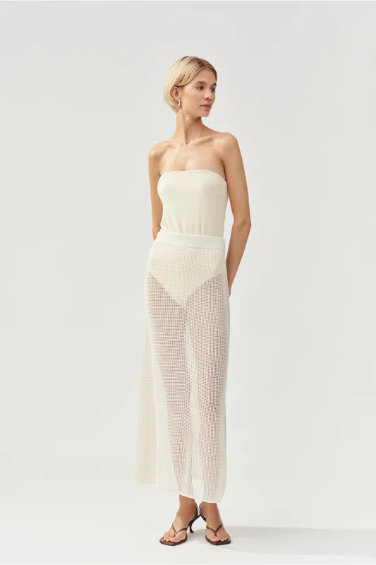 OBELIA SKIRT - CREAM made by Stylein