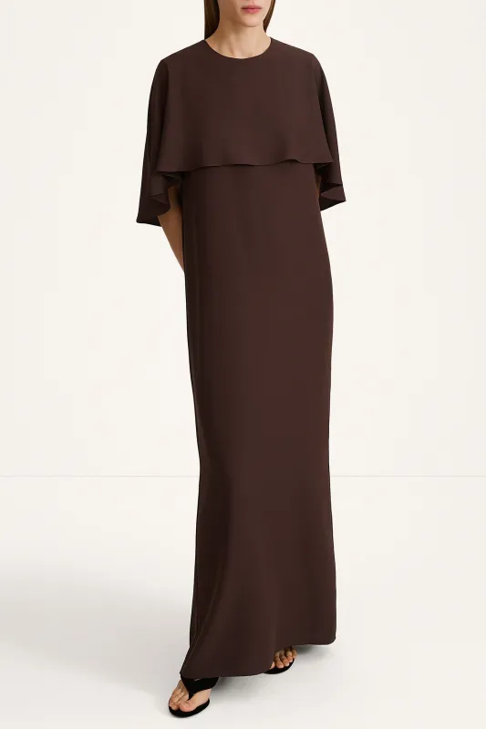 MAXINE DRESS - COFFEE made by Stylein