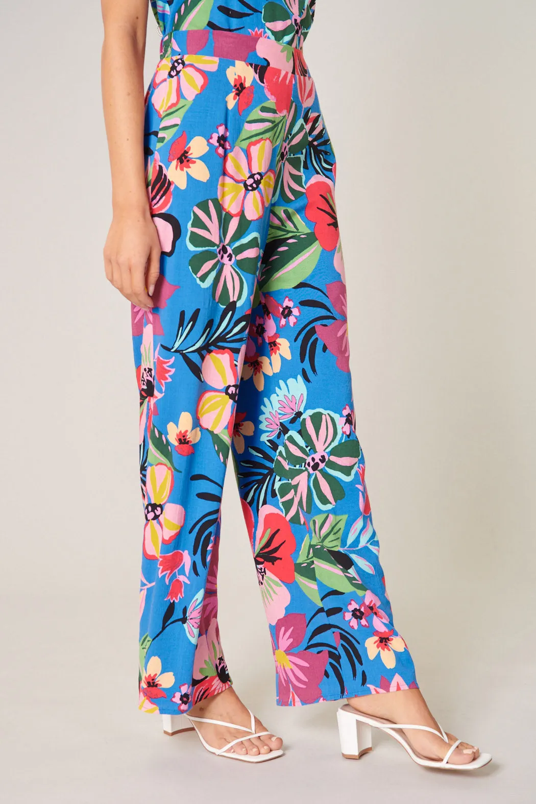 Inez Floral Wide Leg Pants sold by Sugarlips product image thumbnail 3