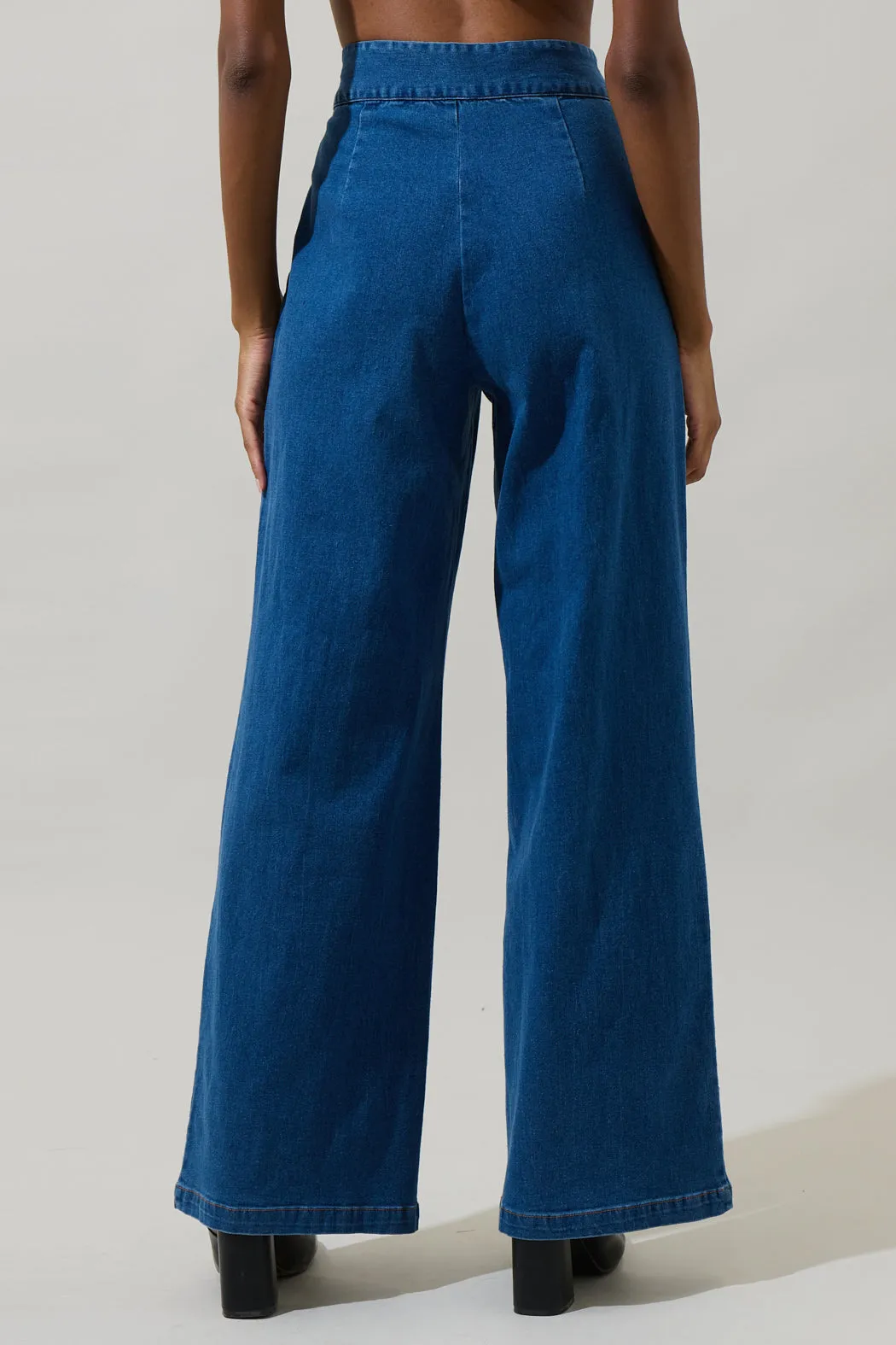 Mayer June Denim Wanetta Wide Leg Pants sold by Sugarlips product image thumbnail 2