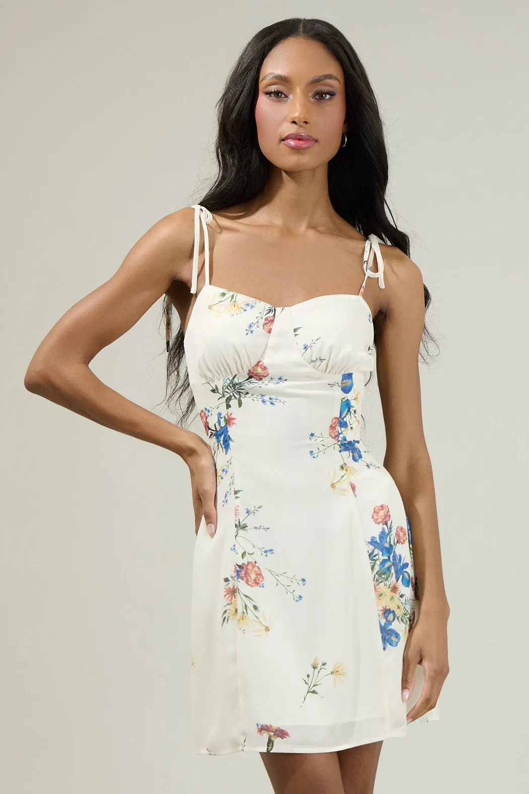 Jacinta Floral Mini Dress sold by Sugarlips product image thumbnail 2